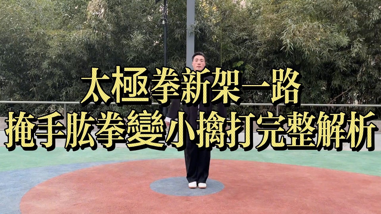 太極拳新架一路｜掩手肱拳變小擒打完整解析 #太極拳 #陳氏太極拳 #太極拳新架一路 #掩手肱拳 #小擒打#TaiChi