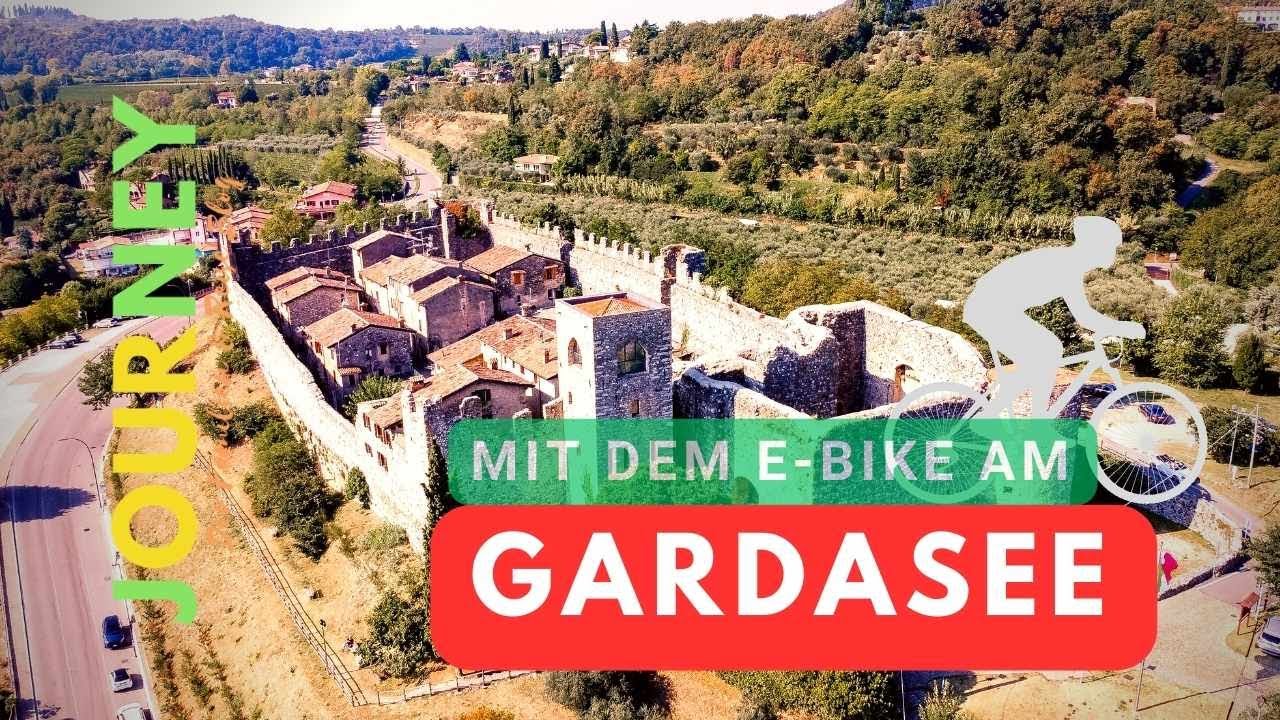 Gardasee - Mit dem E Bike durch Padenghe sul Garda bis hoch  zum Castello