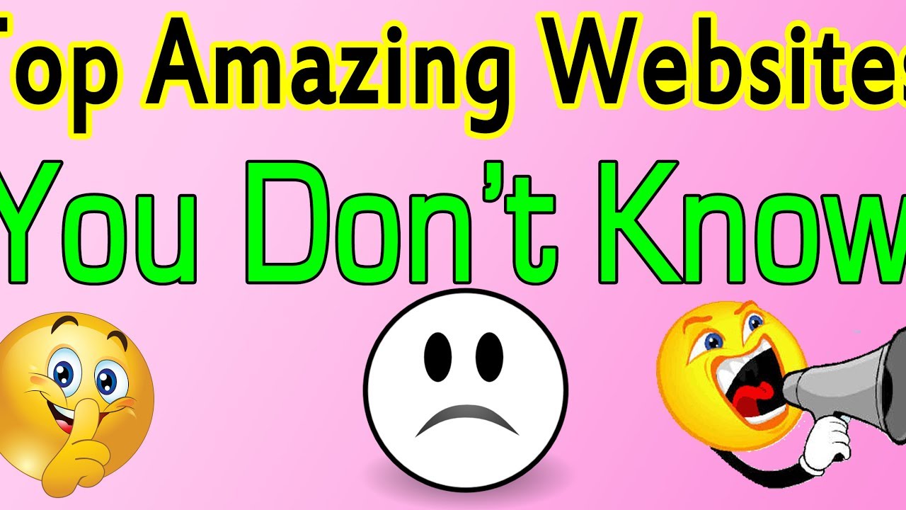 AMAZING WEBSITES 14 YOU DON'T KNOW UNBELIEVABLE 😀 (HD)