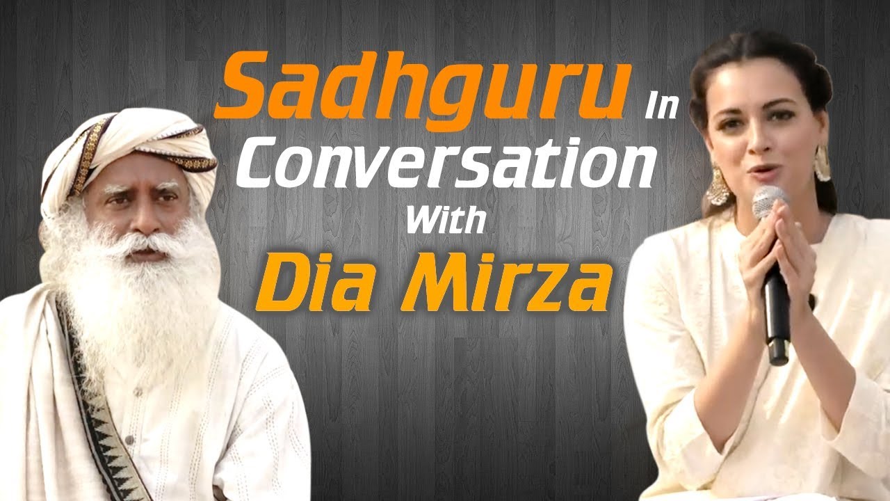 In Conversation with the Mystic - Dia Mirza & Erik Solheim with Sadhguru