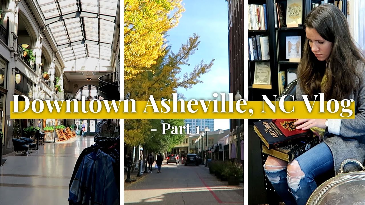 Exploring Downtown Asheville, NC Vlog Part 1 [Real Estate] [What it's like to live here]