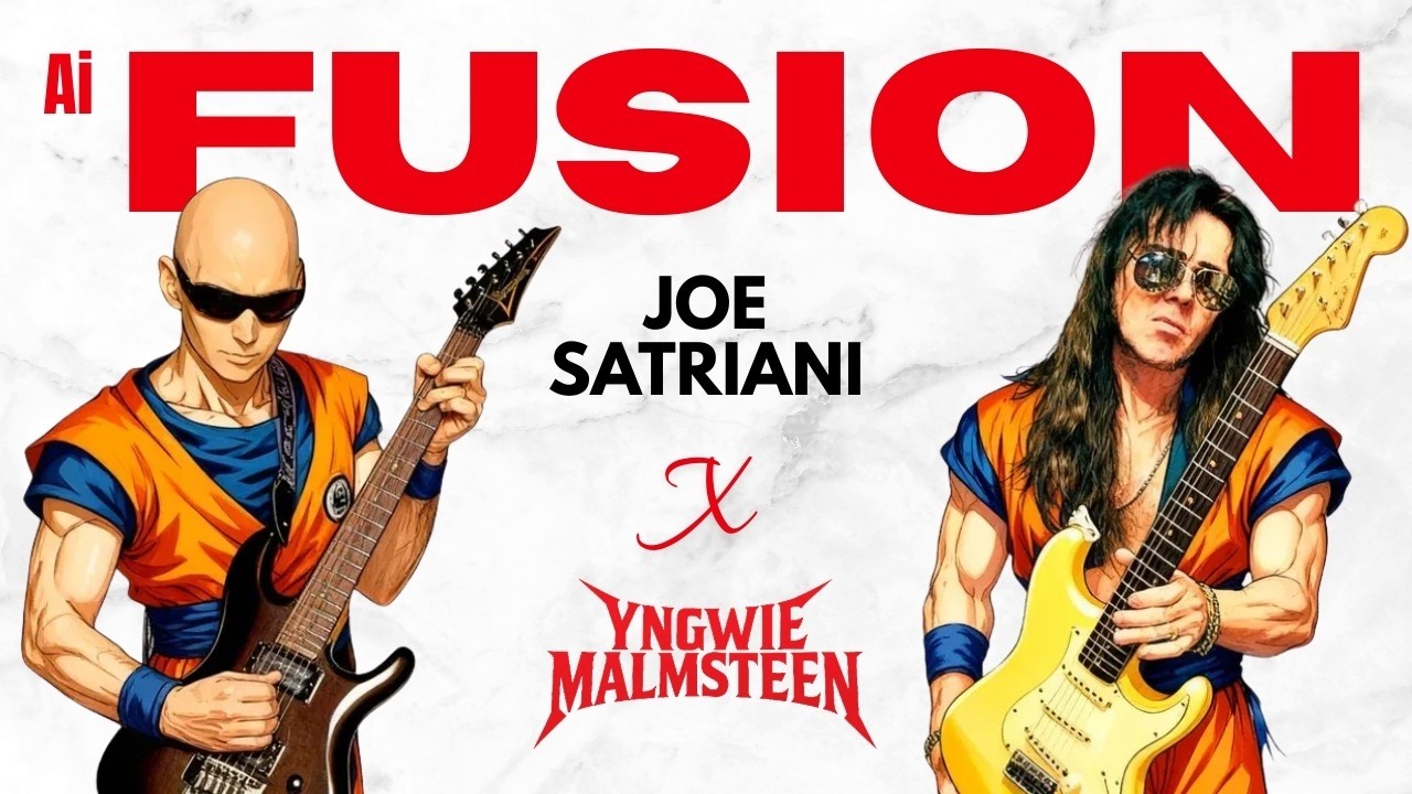 FUSION of Joe Satriani x Yngwie Malmsteen 😅 | Epic AI Guitar Fusion
