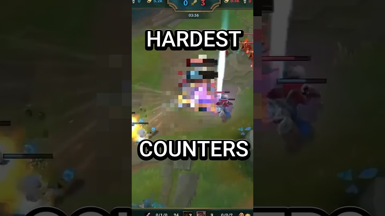 Top 5 HARDEST Counters in League of Legends !!! #shorts