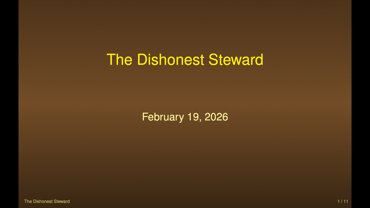 0047 17   The Dishonest Steward