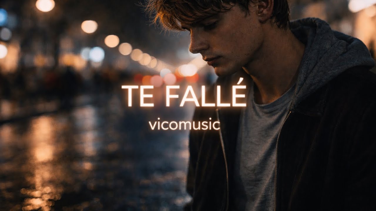 Vicomusic | Te Fallé | Cumbia Sad (video oficial Lyrics 2026)