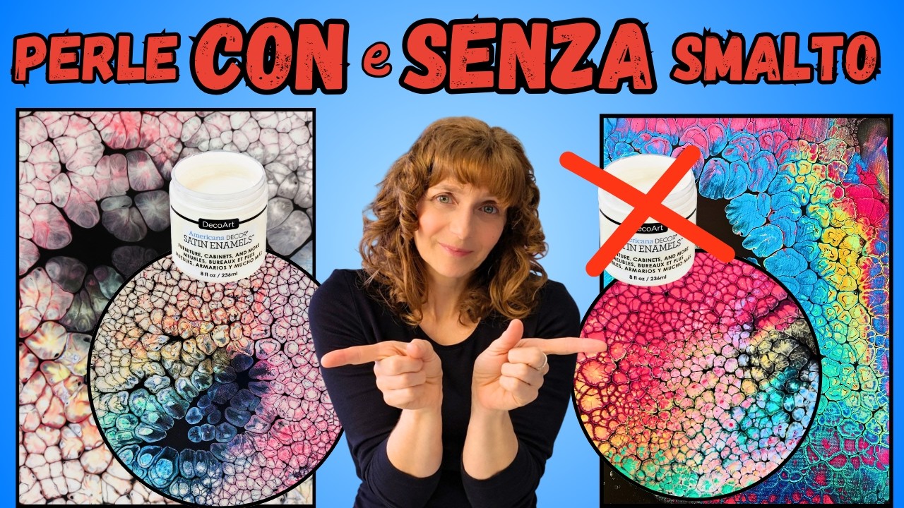 17. Pearl Pour con e SENZA White Mix - scegli come e dove colorare le perle!