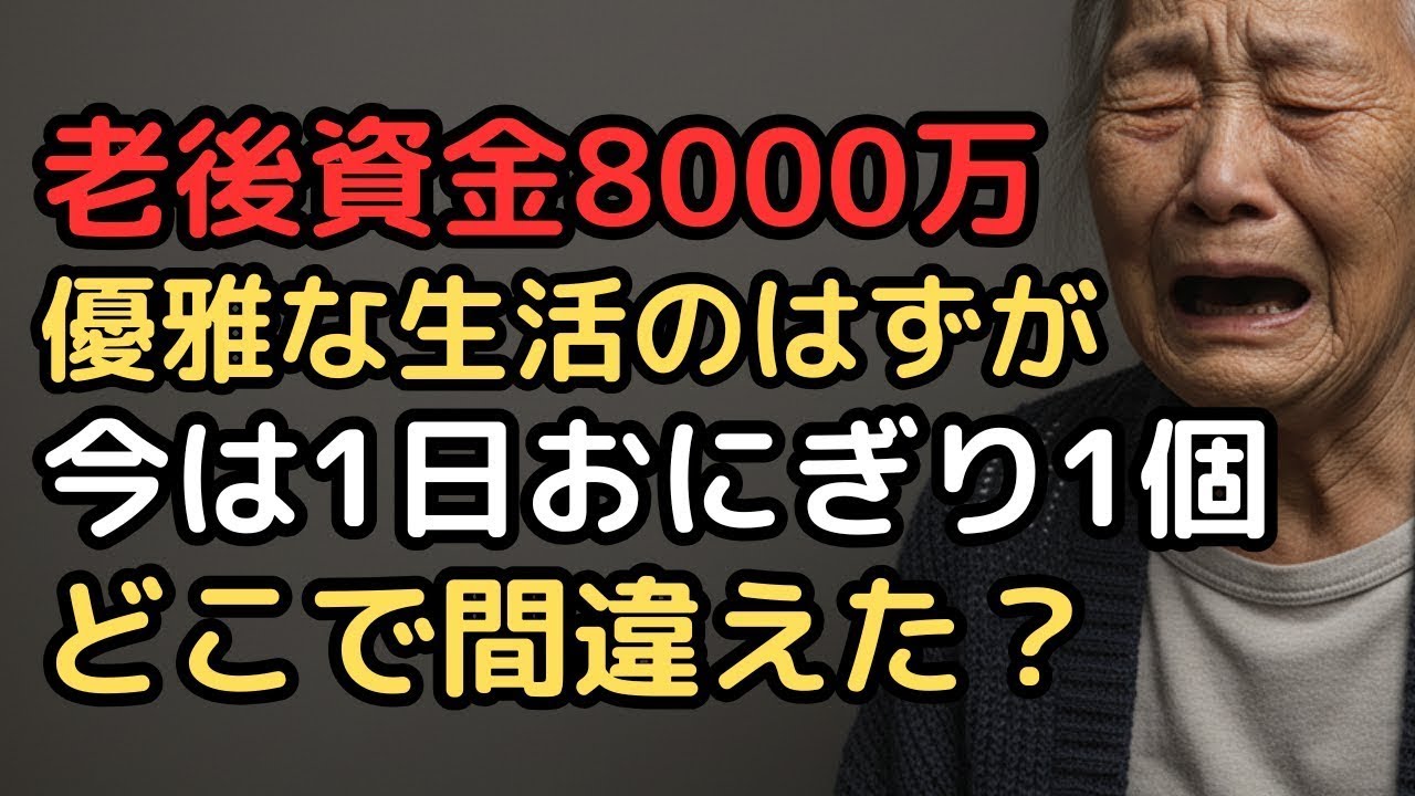 老後資金8000万円で優雅な生活を夢見た女性が1日おにぎり1個生活に転落…一体どこで何を間違えたのか？
