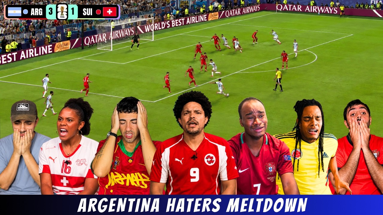 Argentina Rivals & Haters MELTDOWN 😭 Switzerland 1-3 Argentina