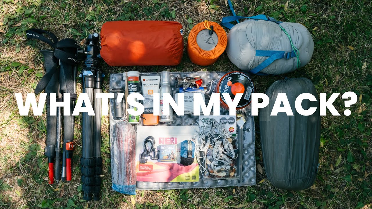 What's in my lightweight pack for hiking as a landscape photographer?