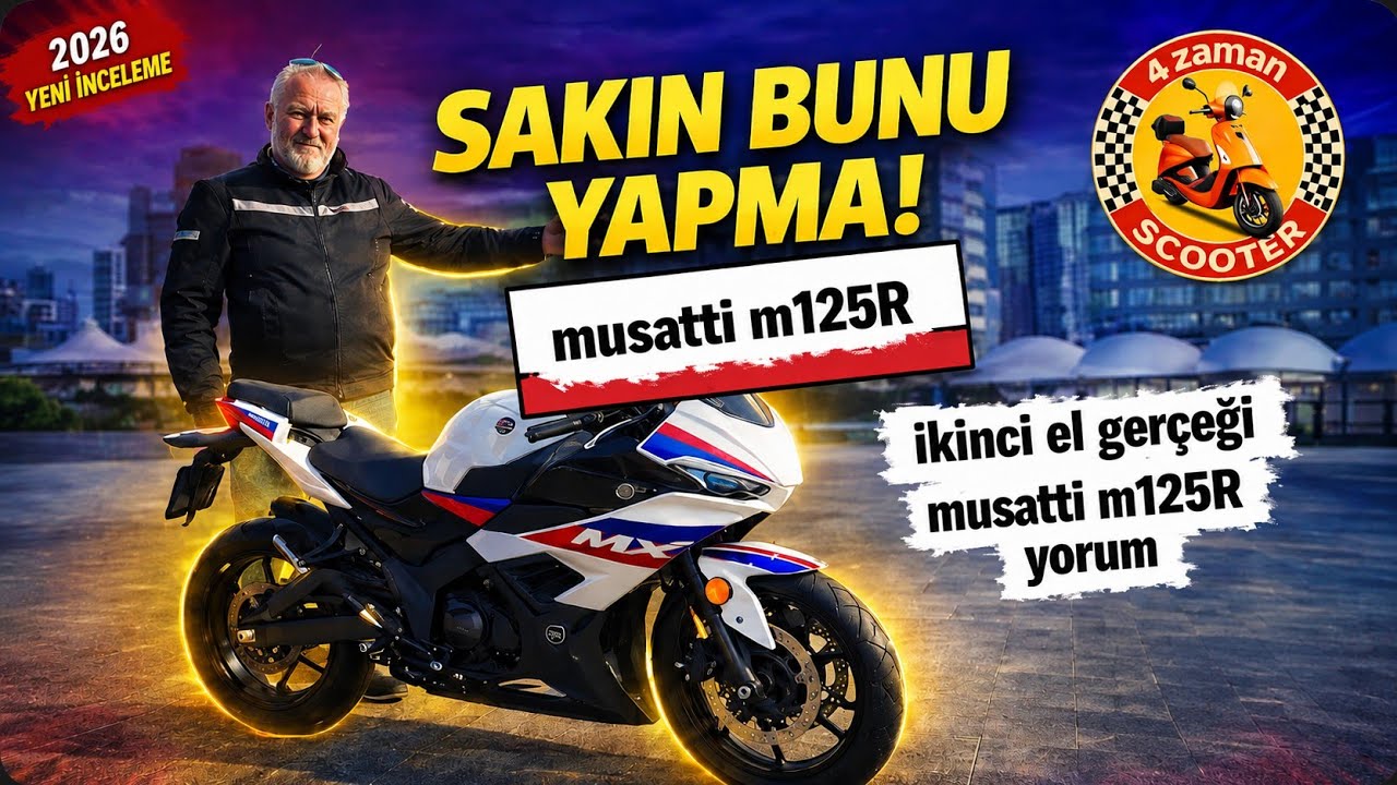 musatti m125R Çin Motoru Alırken Bunlara Bakmadan Alma! Arka fren balatası #4zamanscooter #motovlog 