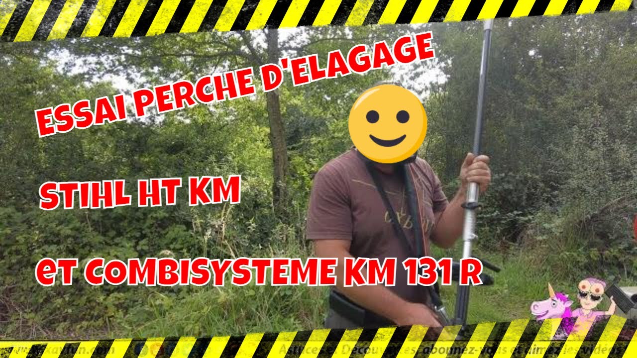 Test perche d'élagage STIHL HT KM #stihl