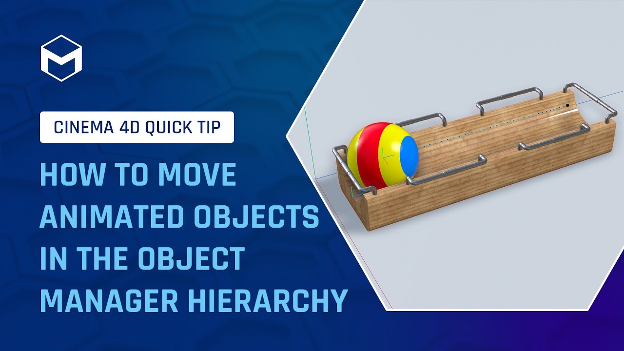 #C4DQuickTip 84: How to move animated objects in the Object Manager hierarchy in Cinema 4D