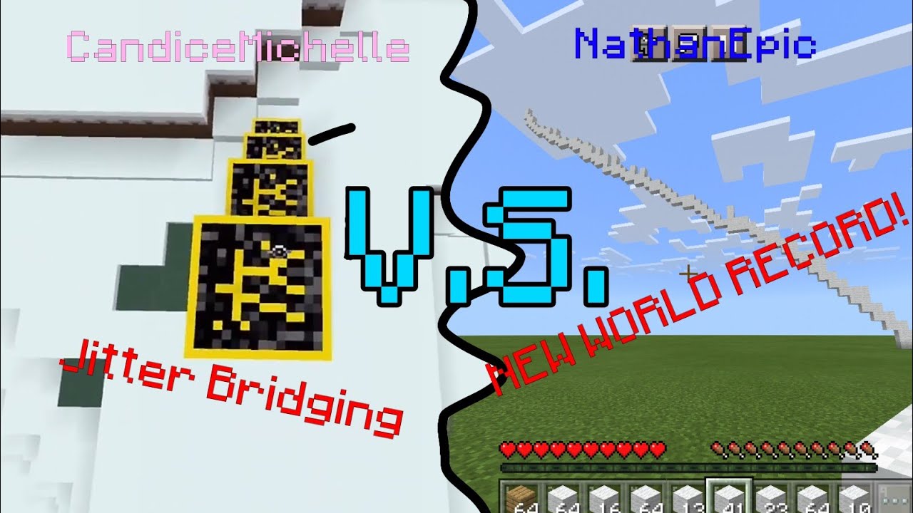 JITTERBRIDGE WORLD RECORD! (Minecraft Jitterbridge New World Record)