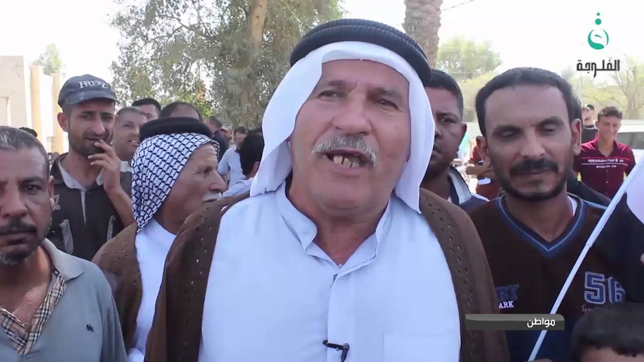 متظاهرون ينددون بتردي الخدمات الأساسية في قضاء المحاويل غربي محافظة بابل #قناة_الفلوجة