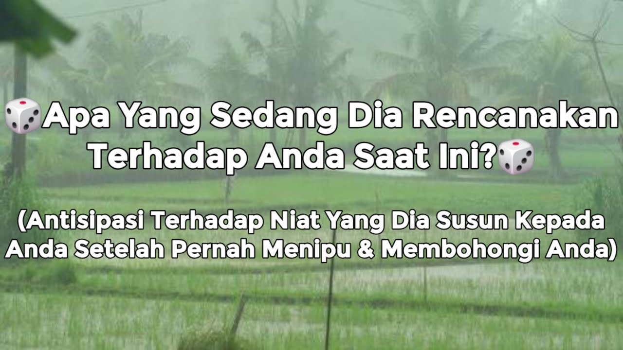 Portal Energi (Kasus Dominan), 🎲APA YG SEDANG DIA RENCANAKAN TERHDP ANDA SAAT INI?🎲