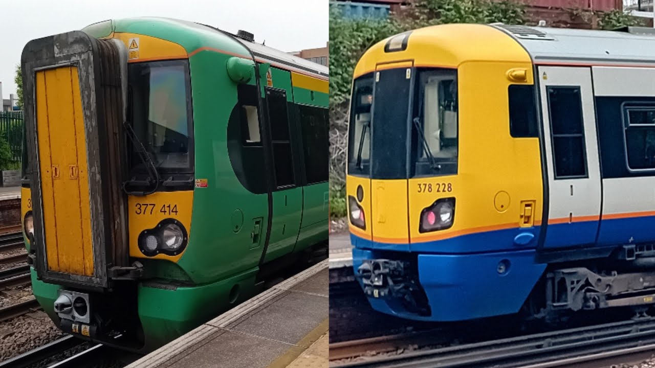 Trains at Honor Oak Park