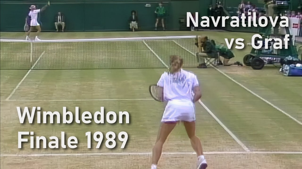 Wimbledon Finale 1989  Martina Navratilova - Steffi Graf