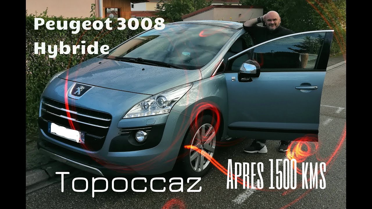Topoccaz Peugeot 3008 hybride essai et revue après 1500 kms