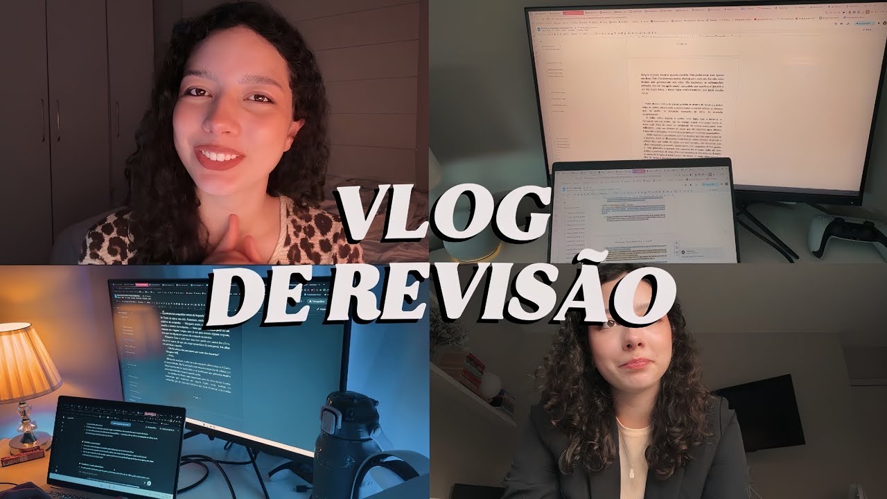 🎥 VLOG - DIÁRIO DE REVISÃO DO MEU LIVRO 