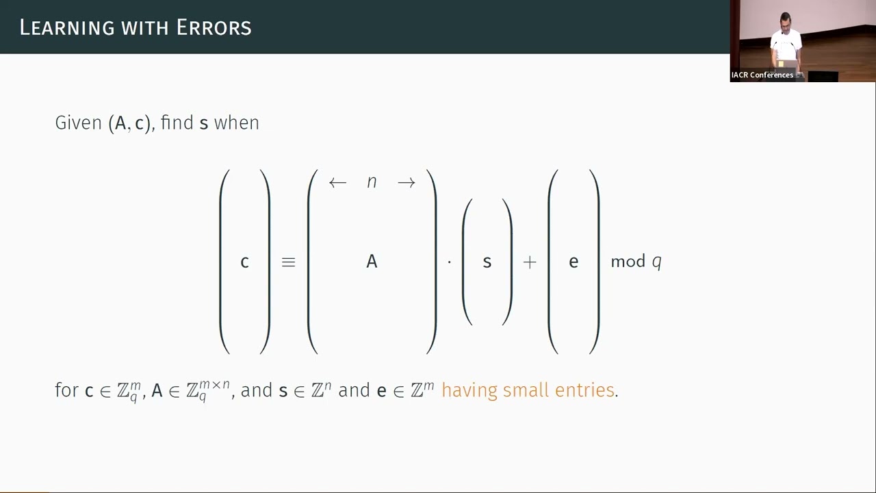 Invited Talk Estimating the Difficulty of Breaking Lattice Based Cryptography