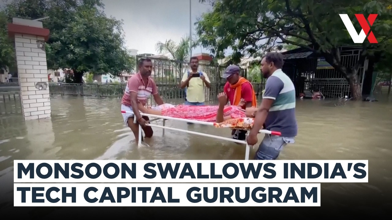 Varanasi Hospital Flooded, Gurugram IT District Grinds To Halt As Heavy Rain Batters India | VERTEX