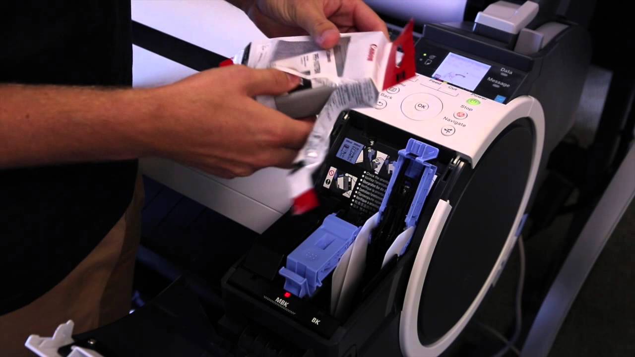 Changing Ink Cartridges - Canon iPF780 (How to)