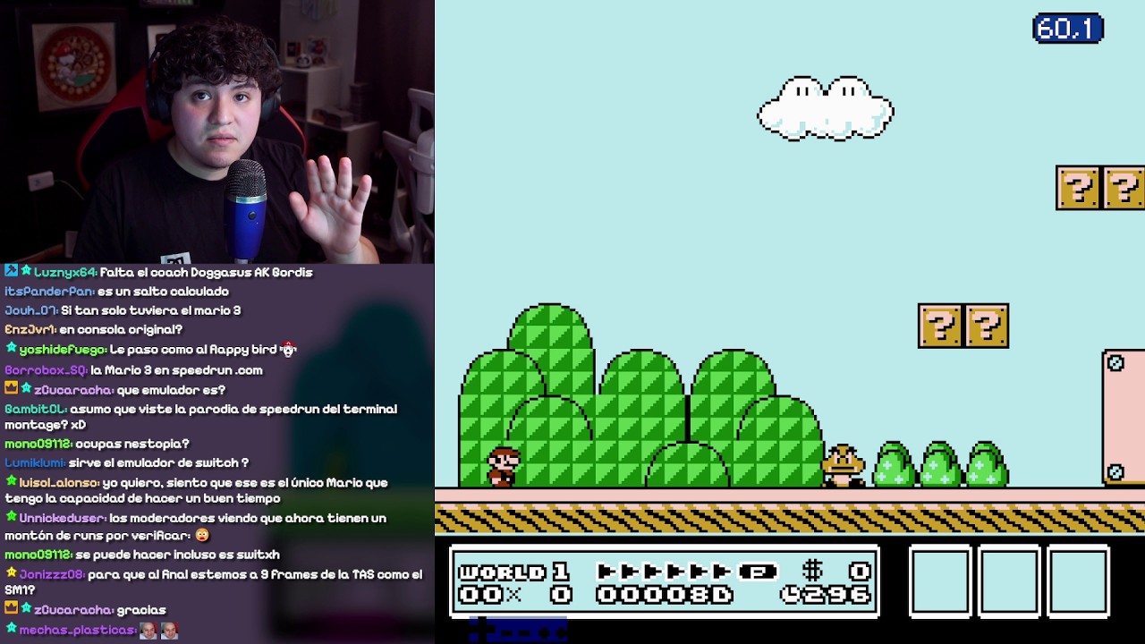 Speedrun de Super Mario Bros 3 y hablamos de la situación actual de SM64 || Snepy64