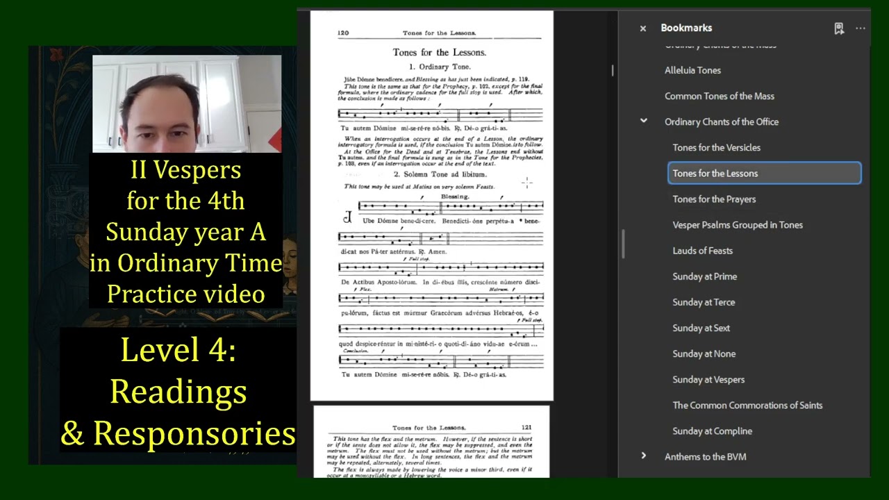 Vespers for 2/1/2025 practice Level 4: 