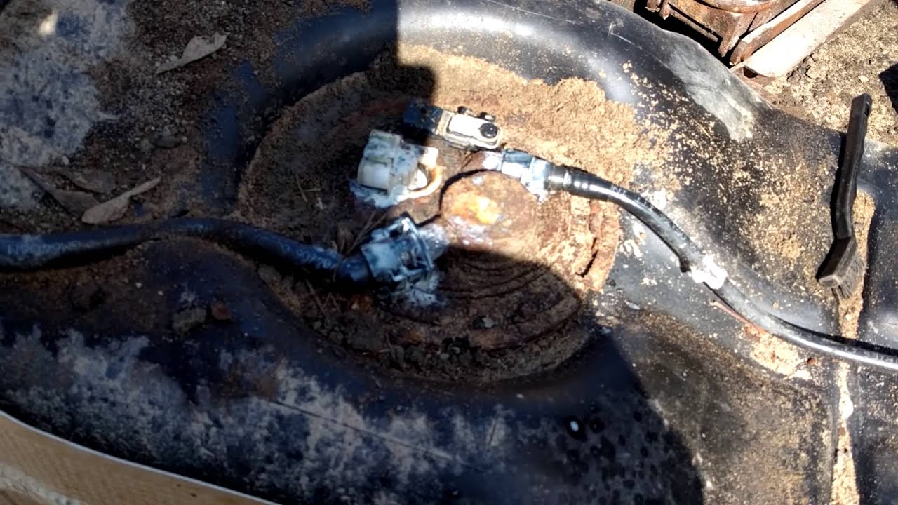 2007 Chevy Colorado Gas tank removal Part 3