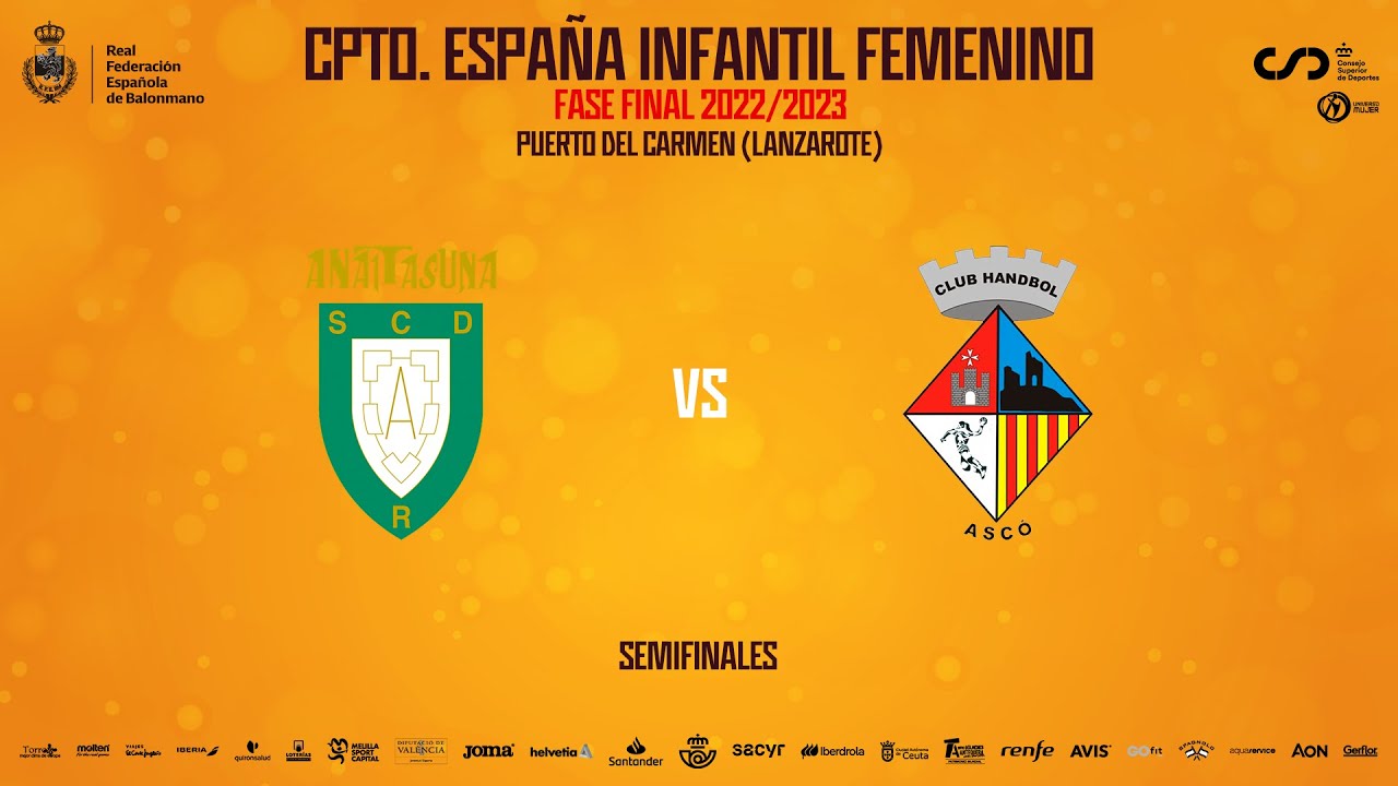 #CDEInfantilBM - Femenino - Semifinales | Helvetia Anaitasuna : C. H. Ascó