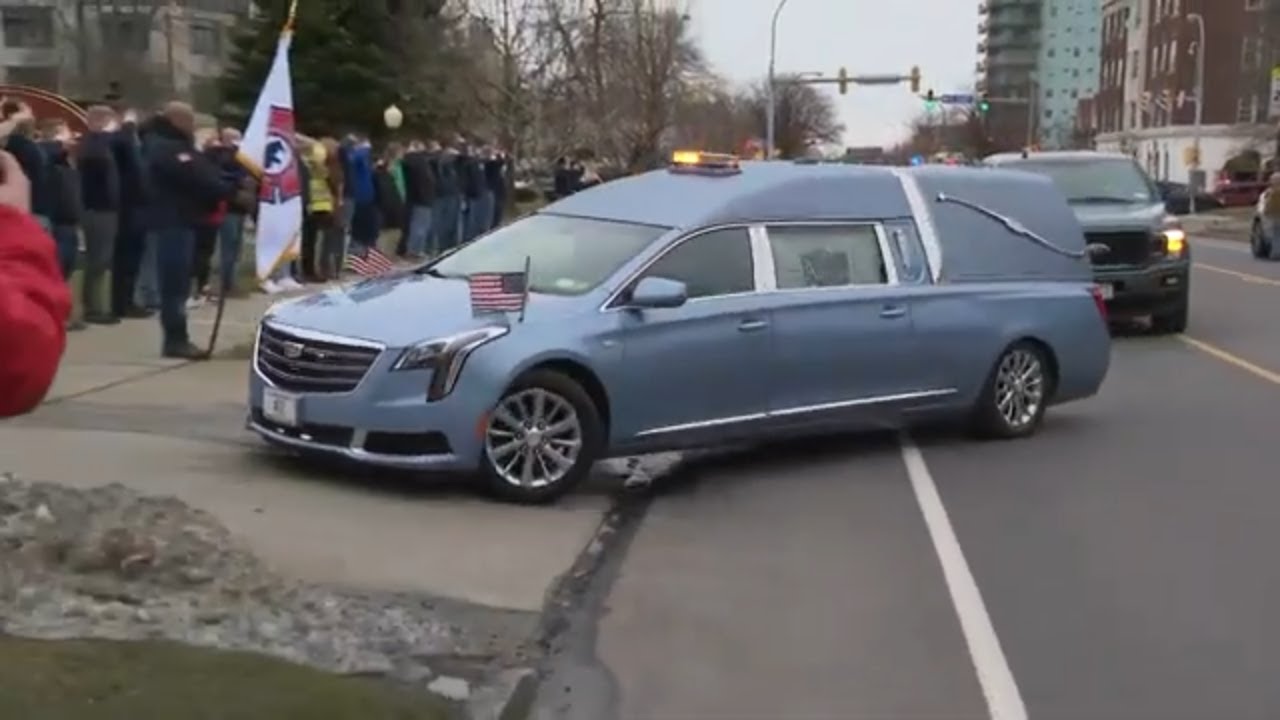Procession held for Buffalo firefighter Jason Arno on Friday