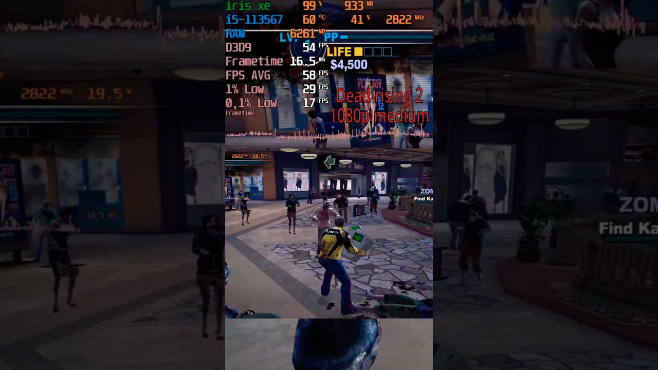 Dead Rising 2 (2010) Test On Intel Iris Xe Graphics | i5-1135G7 | 16GB Ram