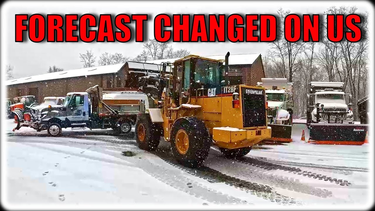 Snow Plowing While the Forecast Changed on Us