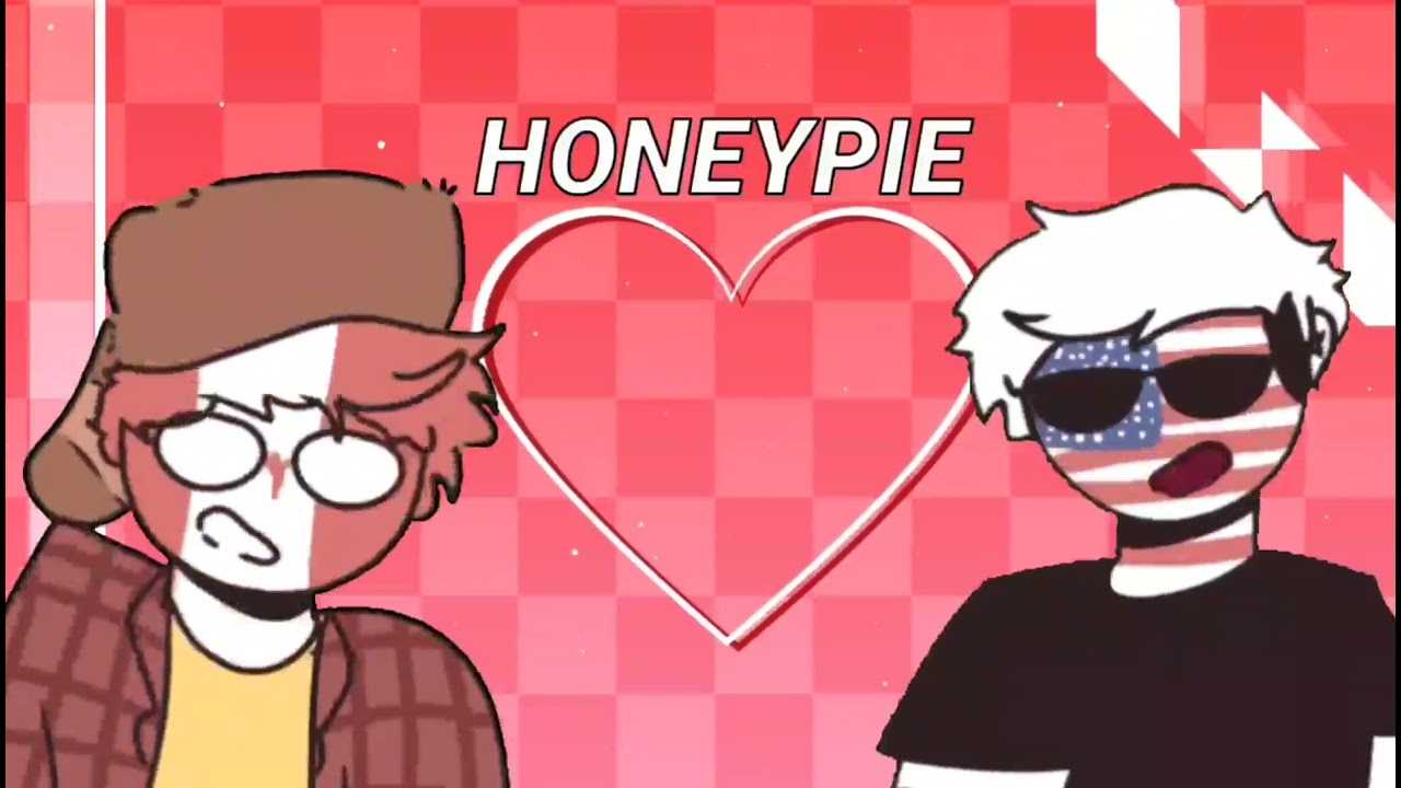 Honeypie meme countryhumans  canada x usa #countryhumans