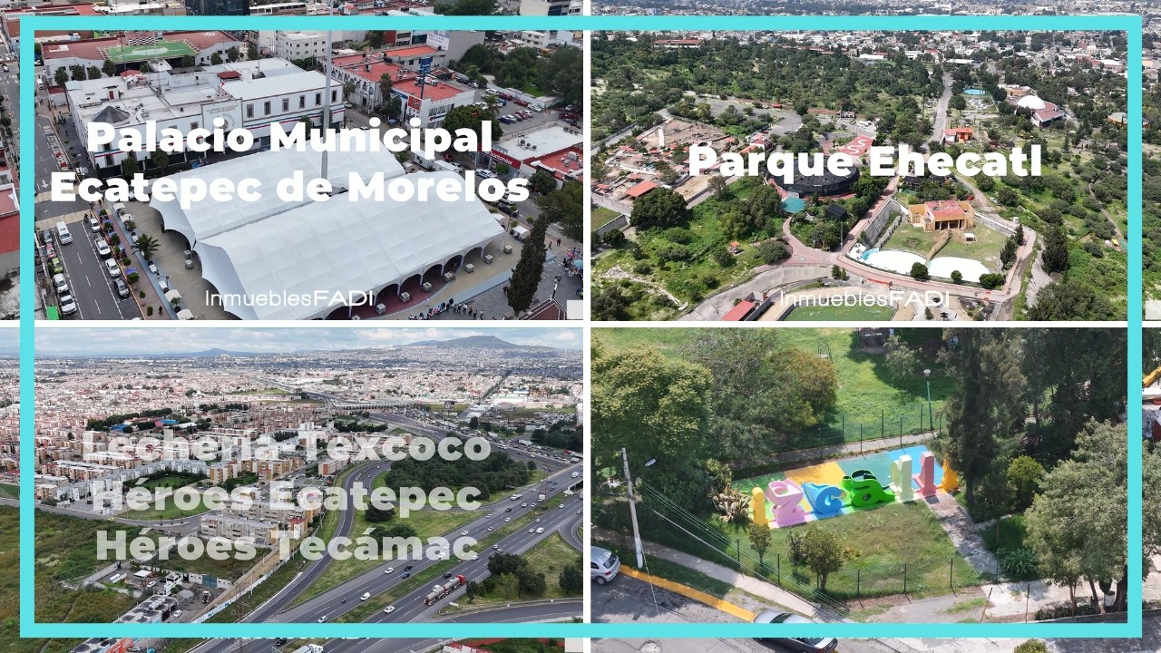 ECATEPEC DESDE DRONE || VIDEO 4K || PÍDELO GRATIS
