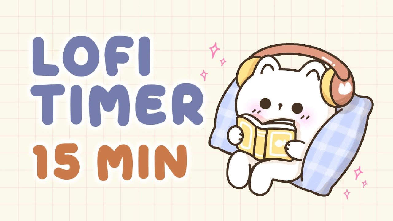 15 minute lofi timer 🎵 Pomodoro Study Timer ☕ Boost Your Focus