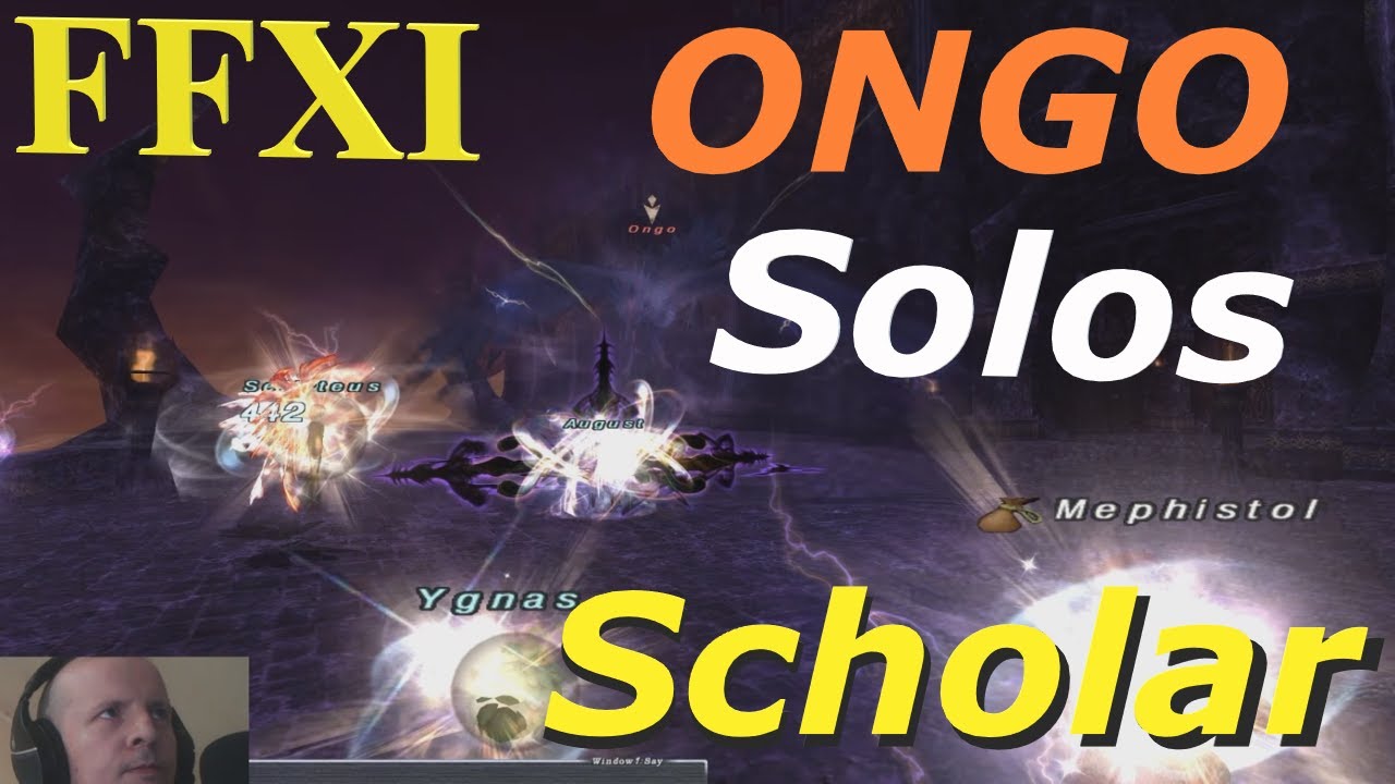 FFXI Odyssey Boss Ongo Solos Scholar - Sheol Gaol