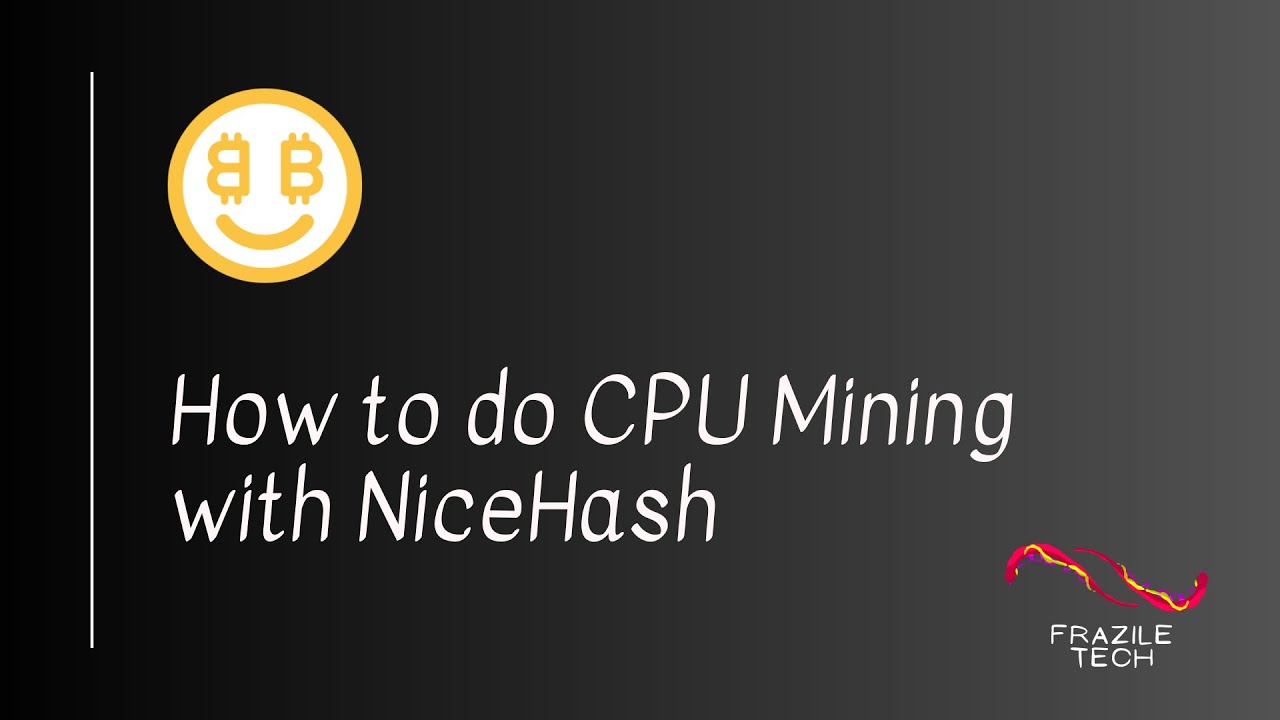 Mining on NiceHash  using CPU | March 2021