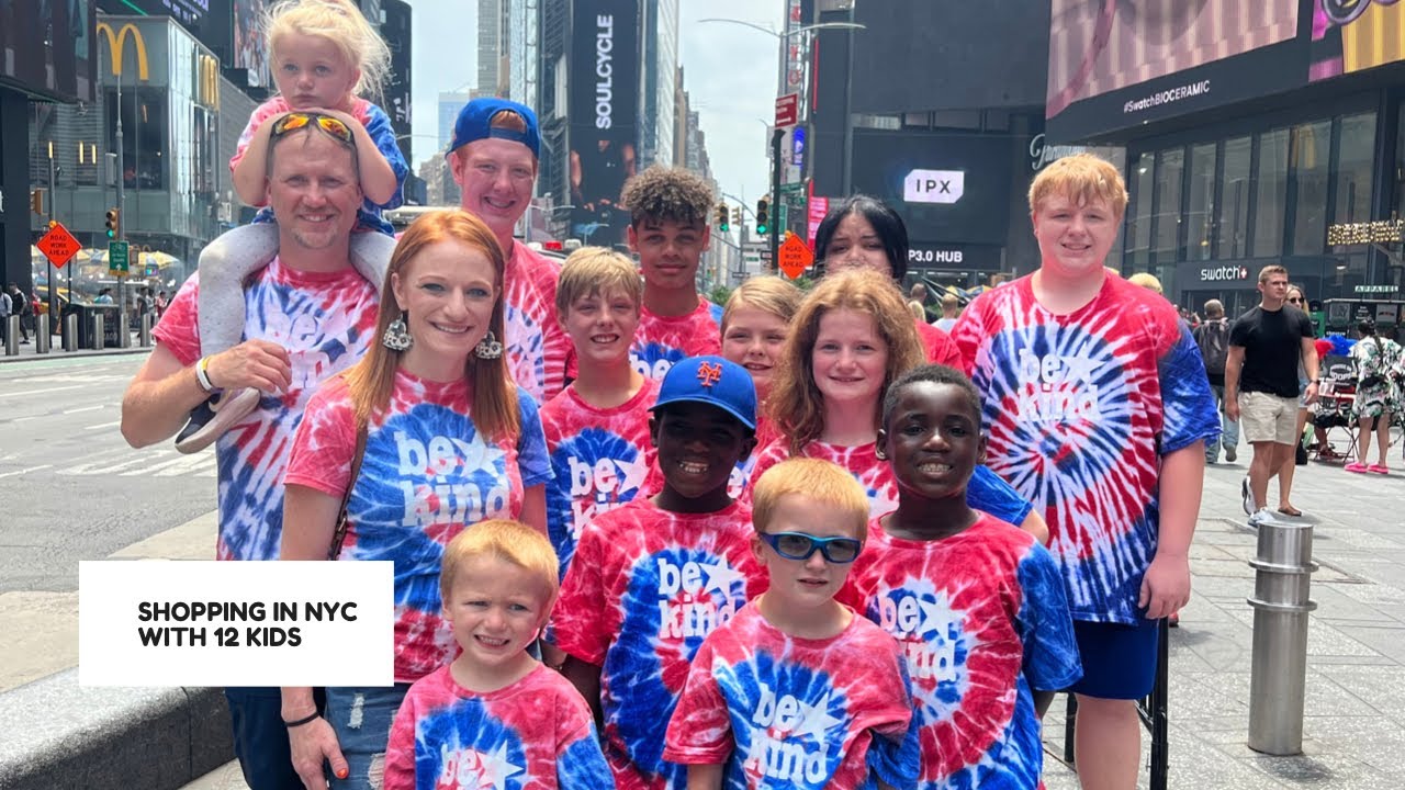 SHOPPING IN NYC WITH 12 KIDS
