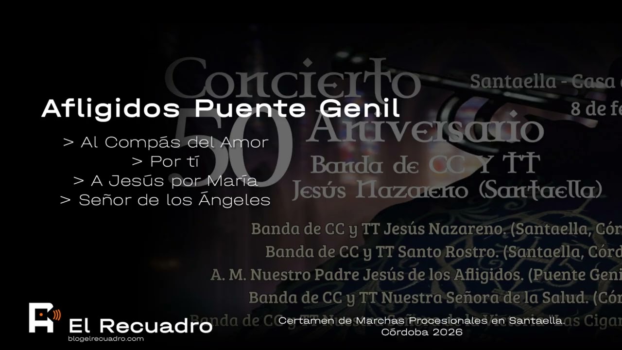 АУДИО +UHD | КОНЦЕРТ AFLIGIDOS DE PUENTE GENIL В САНТАЭЛЛЕ 2026 ГОДА