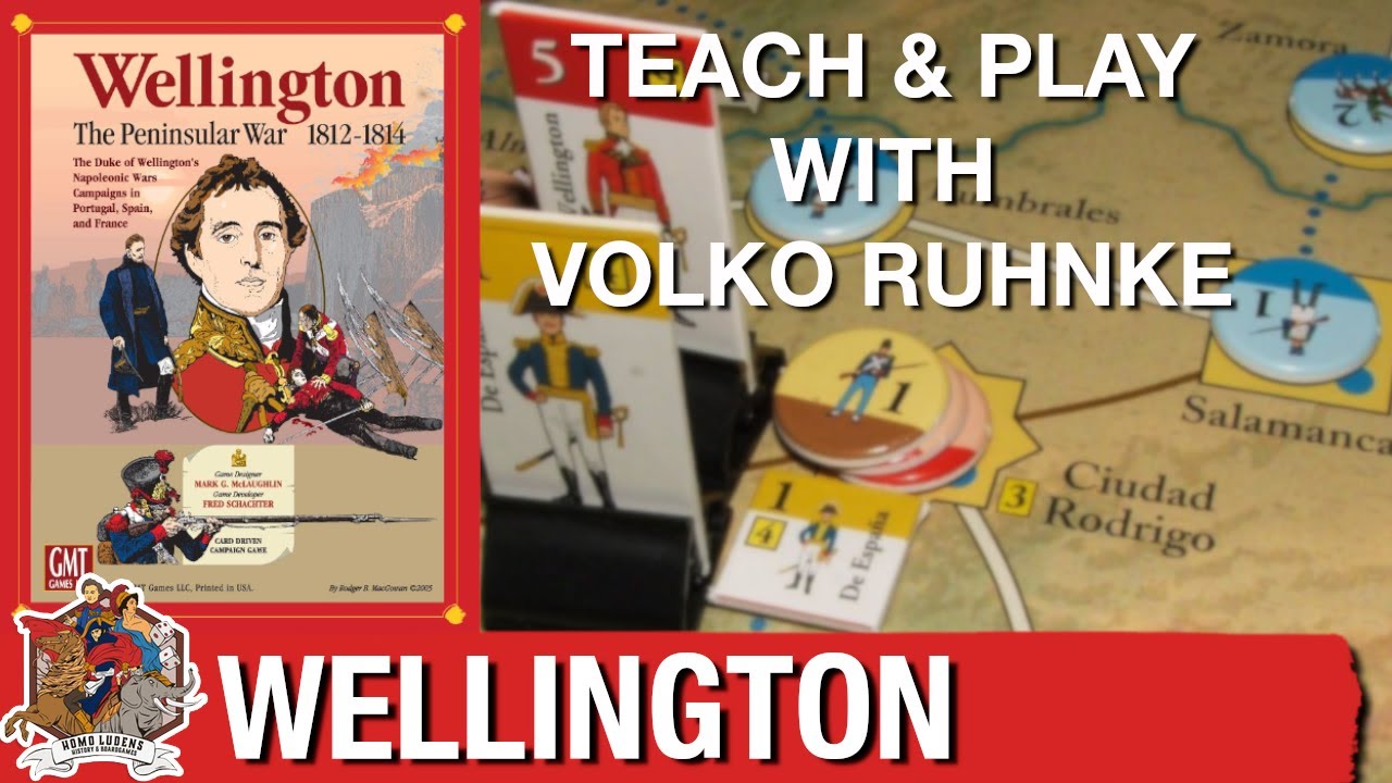 Wellington – A Classic Napoleonic CDG Taught by Volko Ruhnke