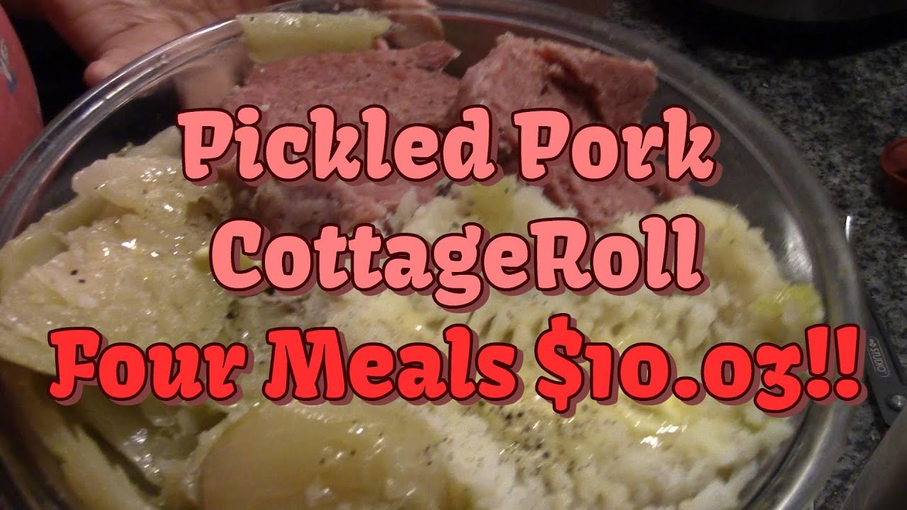 Pork Cottage Roll! Four Meals $10 03!