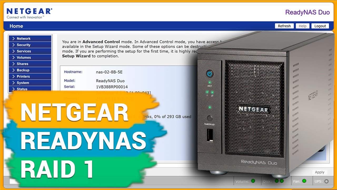 Как восстановить данные с разрушенного массива RAID 1 Netgear ReadyNAS Duo RND2000