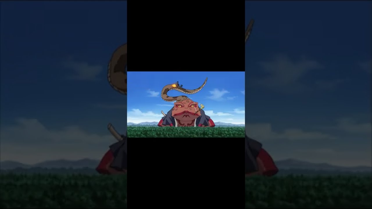 Gamabunta and Jiraya gets eaten...Naruto EP377 #naruto #jiraya #Manda #gamabunta #orochimaru #anime