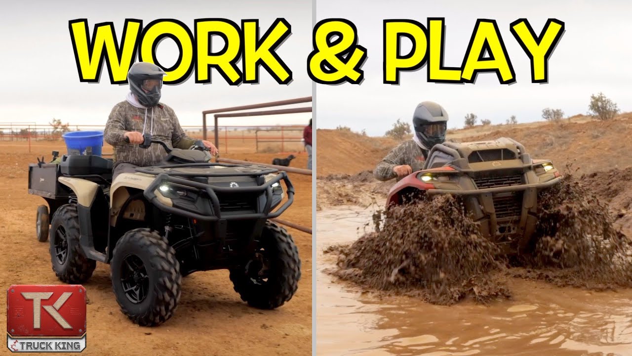 New Can-Am Outlander PRO In-Depth Review + Taking the New Outlander XMR 700 In DEEP!