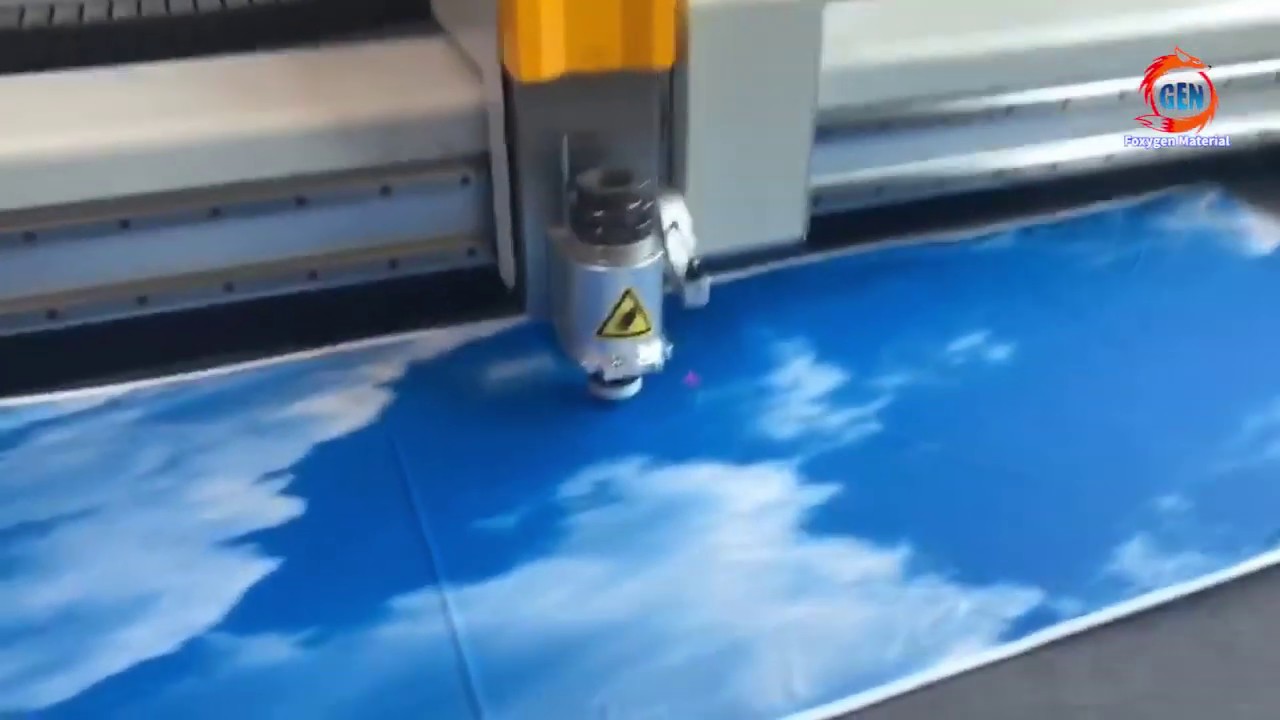 foxygen pvc stretch ceiling automatic computer cutting machine