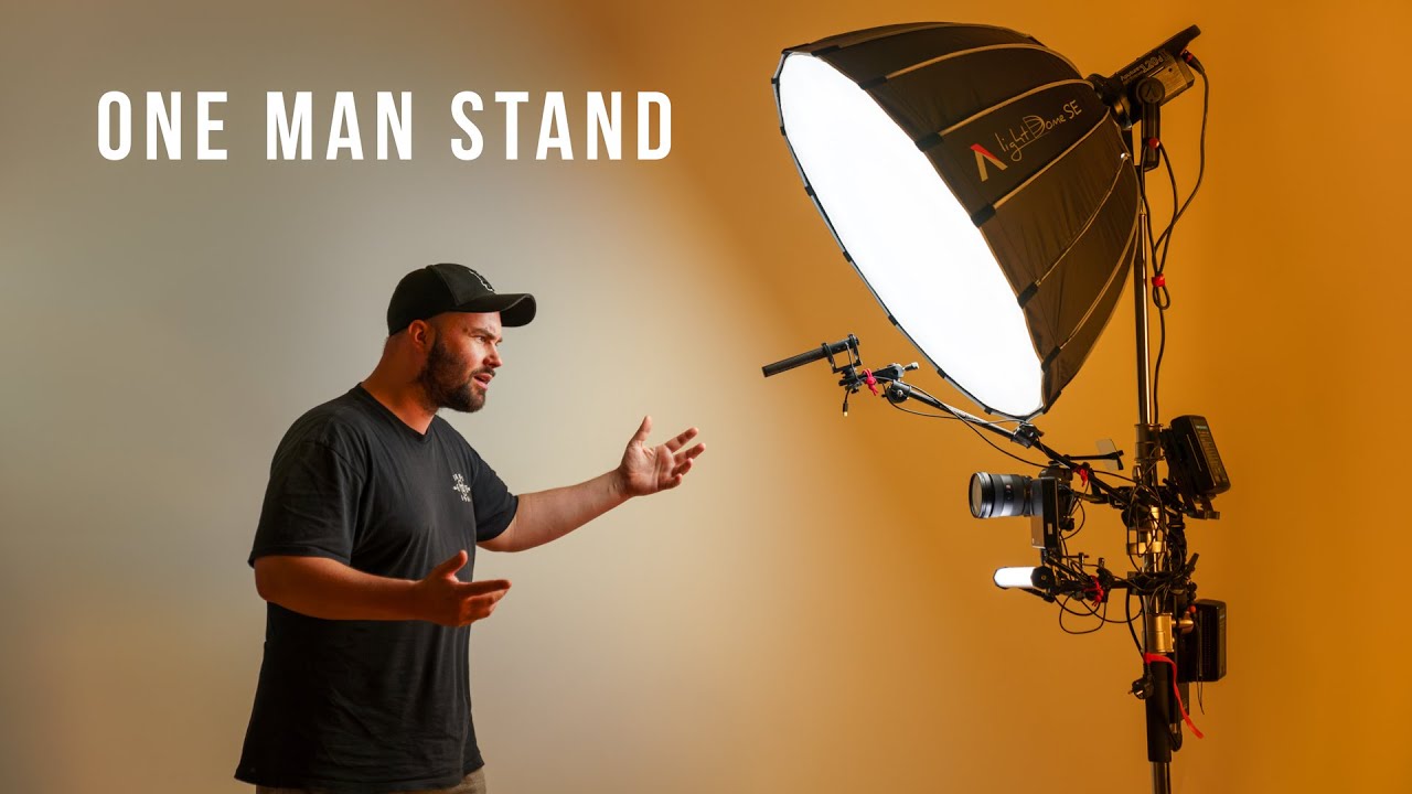 AMAZING Youtube Studio On ONE Stand (ON WHEELS)