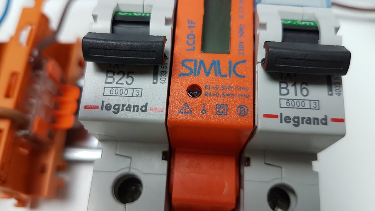 Jak podłączyć 1-fazowy licznik energii elektrycznej SIMLIC [Simet]