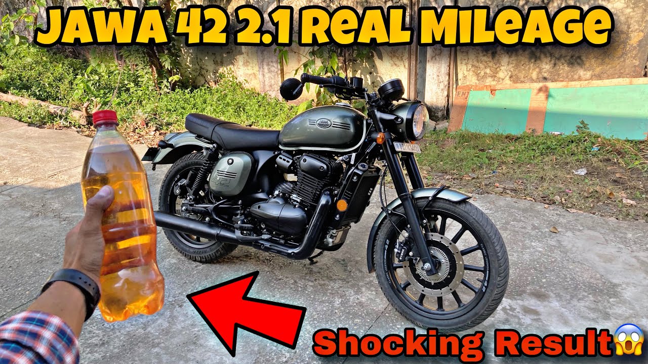 Jawa 42 2.1 Mileage Test 2024 | Shocking Results 😱