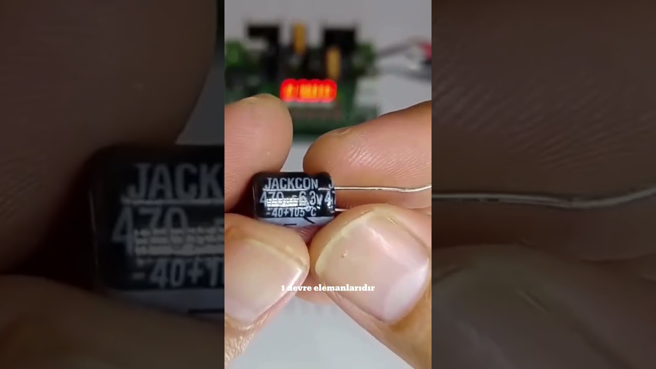 Kondansat&ouml;r nedir? #elektrik #elektronik #kondansat&ouml;r